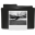 Folder Black Pictures Out Icon 32x32 png